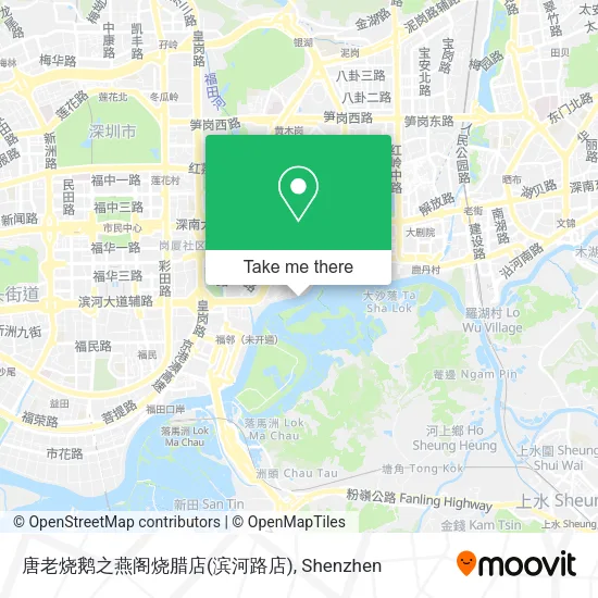 唐老烧鹅之燕阁烧腊店(滨河路店) map