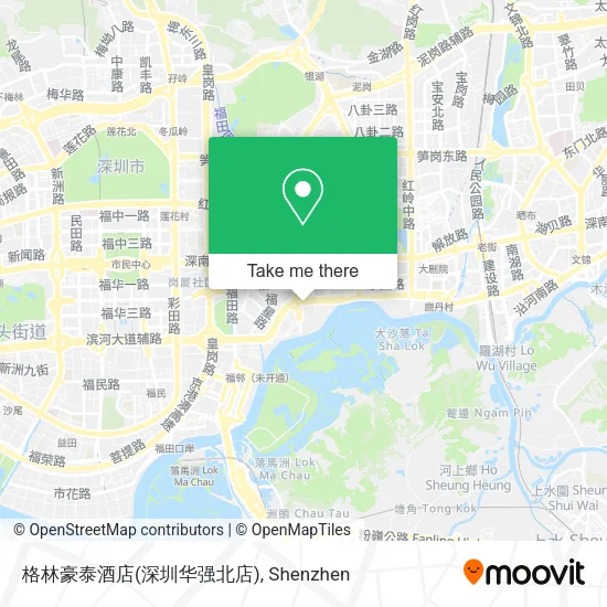 格林豪泰酒店(深圳华强北店) map