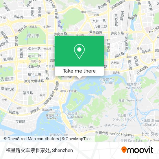 福星路火车票售票处 map
