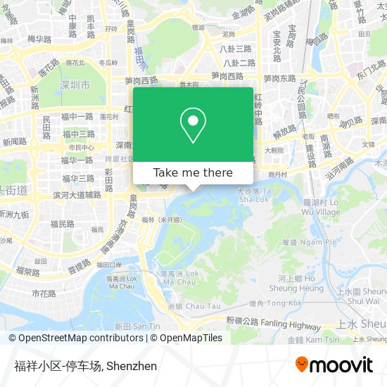 福祥小区-停车场 map