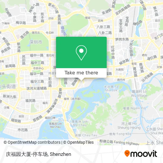 庆福园大厦-停车场 map
