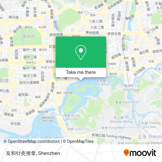 友和针灸推拿 map