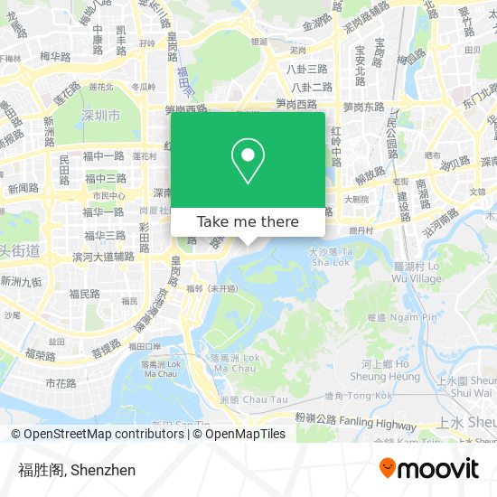 福胜阁 map