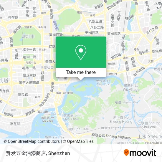 贤发五金油漆商店 map