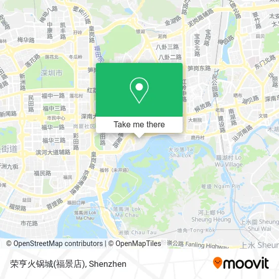 荣亨火锅城(福景店) map