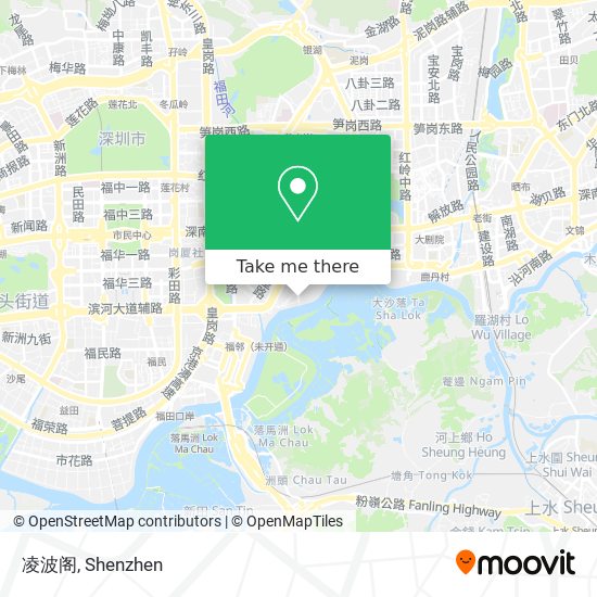 凌波阁 map