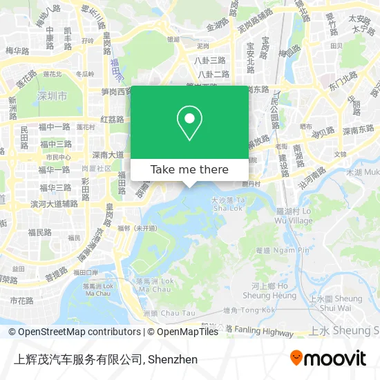 上辉茂汽车服务有限公司 map
