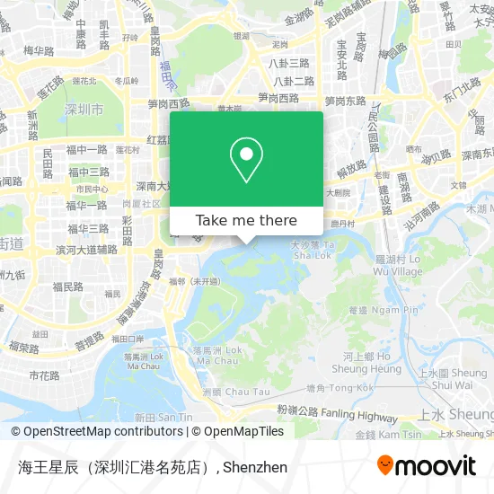 海王星辰（深圳汇港名苑店） map