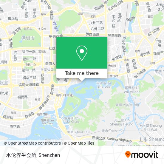 水伦养生会所 map