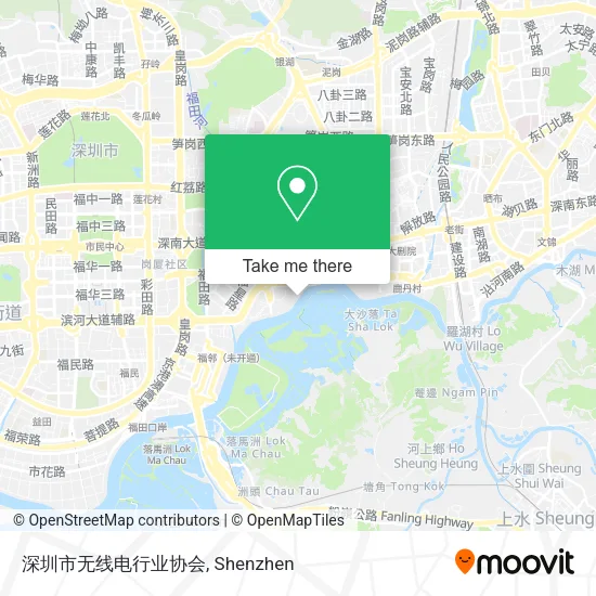 深圳市无线电行业协会 map