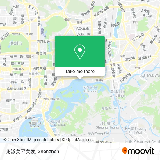 龙派美容美发 map