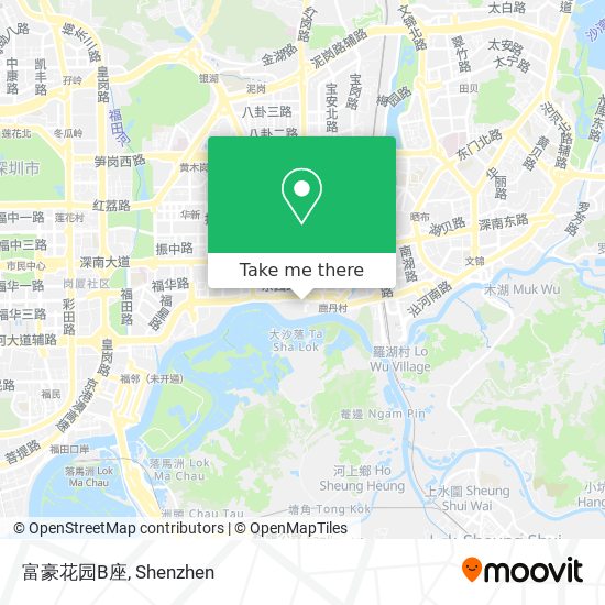 富豪花园B座 map