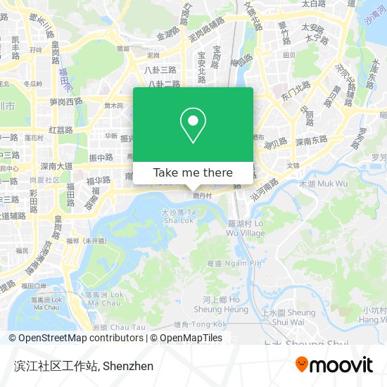 滨江社区工作站 map
