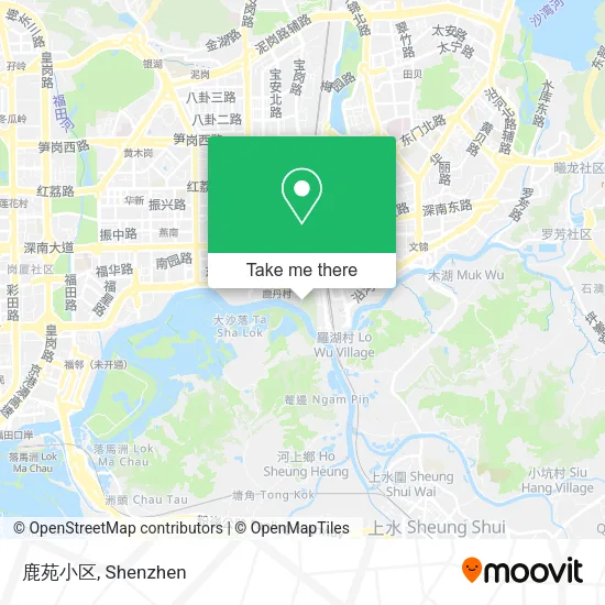 鹿苑小区 map