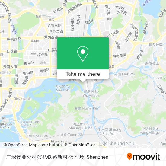 广深物业公司滨苑铁路新村-停车场 map