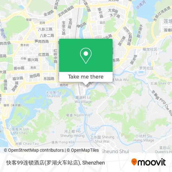 快客99连锁酒店(罗湖火车站店) map