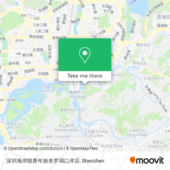 深圳海岸线青年旅舍罗湖口岸店 map