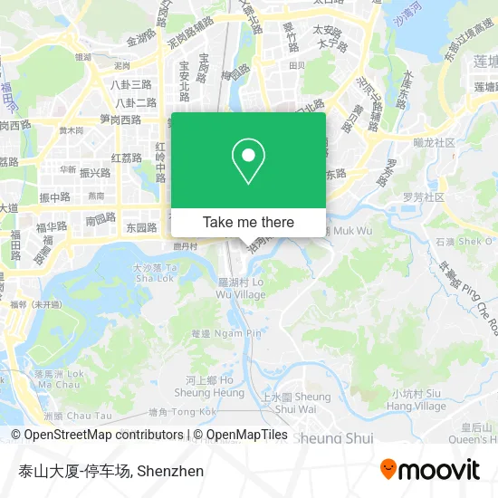 泰山大厦-停车场 map