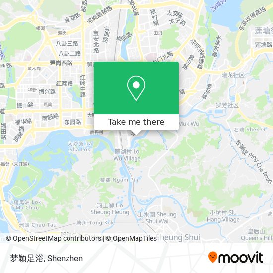梦颖足浴 map