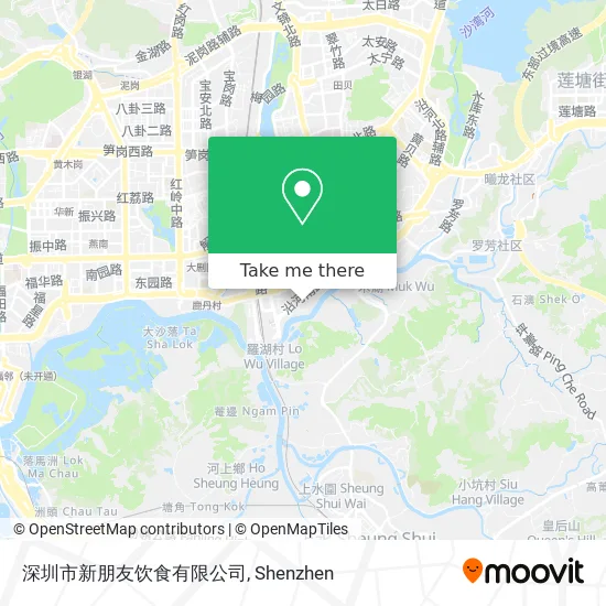 深圳市新朋友饮食有限公司 map