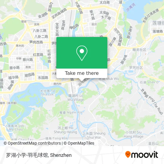 罗湖小学-羽毛球馆 map