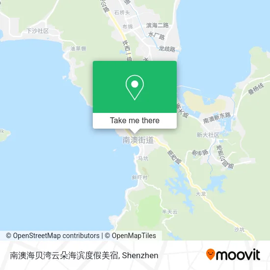 南澳海贝湾云朵海滨度假美宿 map