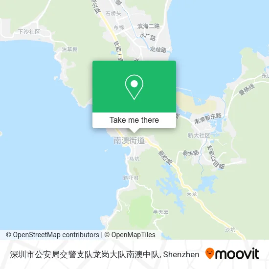 深圳市公安局交警支队龙岗大队南澳中队 map