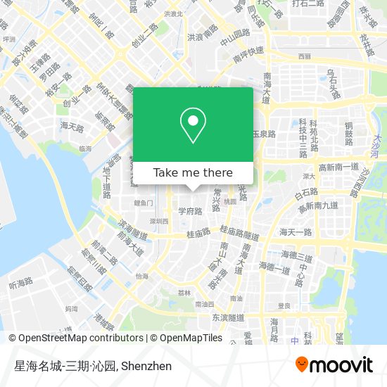 星海名城-三期·沁园 map