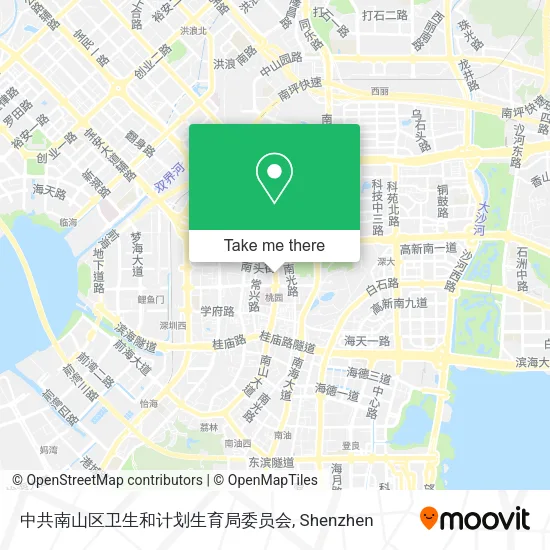 中共南山区卫生和计划生育局委员会 map