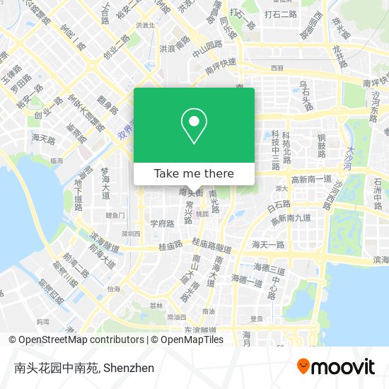 南头花园中南苑 map