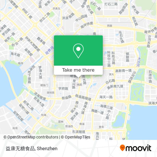 益康无糖食品 map