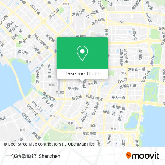 一修跆拳道馆 map