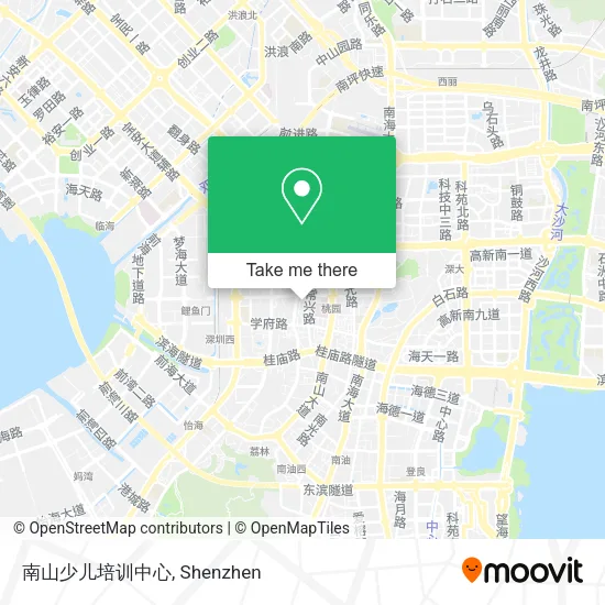南山少儿培训中心 map