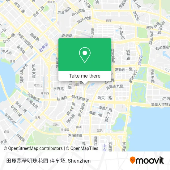 田厦翡翠明珠花园-停车场 map