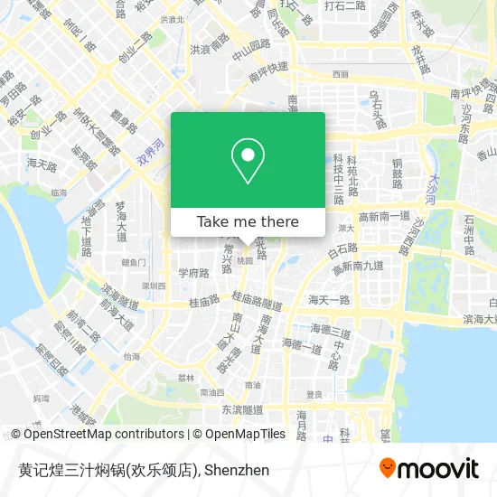 黄记煌三汁焖锅(欢乐颂店) map