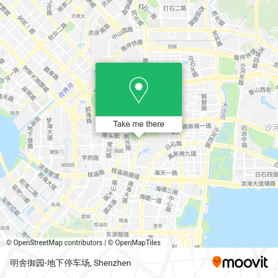 明舍御园-地下停车场 map