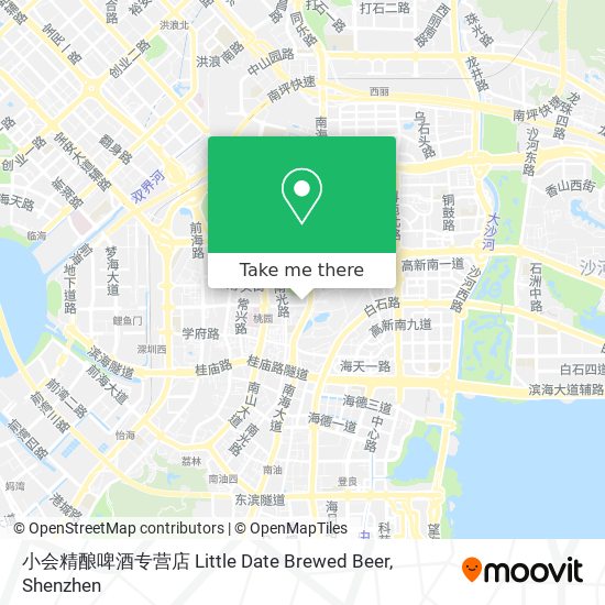 小会精酿啤酒专营店 Little Date Brewed Beer map