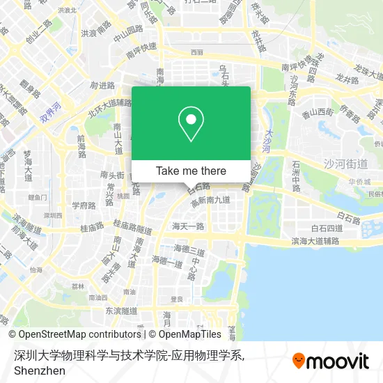 深圳大学物理科学与技术学院-应用物理学系 map