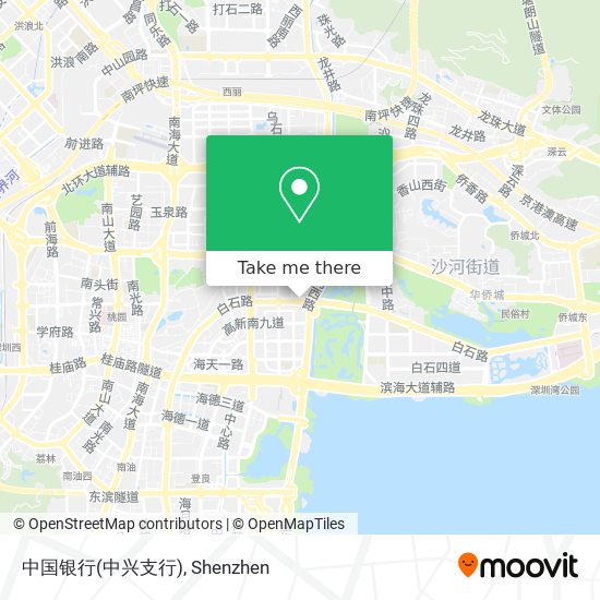 中国银行(中兴支行) map