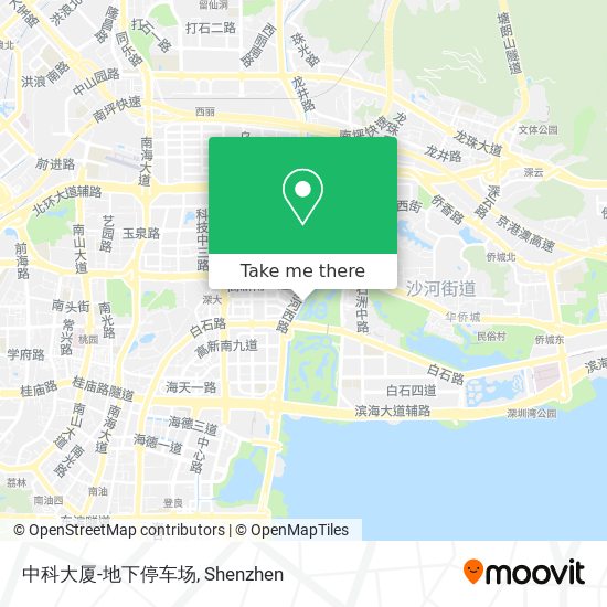中科大厦-地下停车场 map