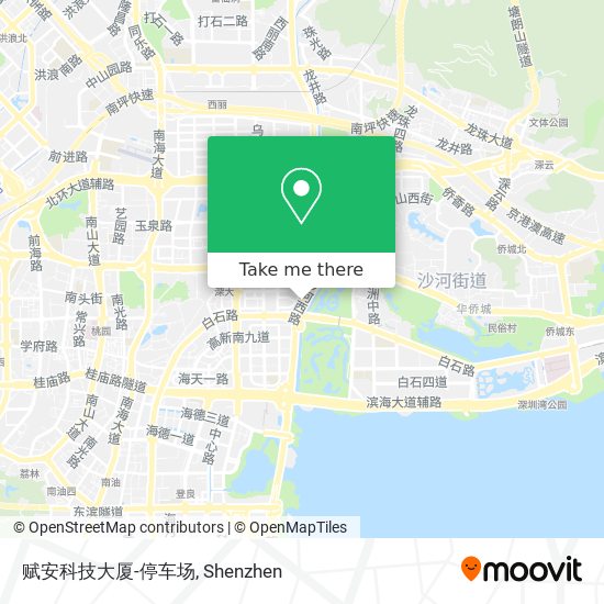 赋安科技大厦-停车场 map