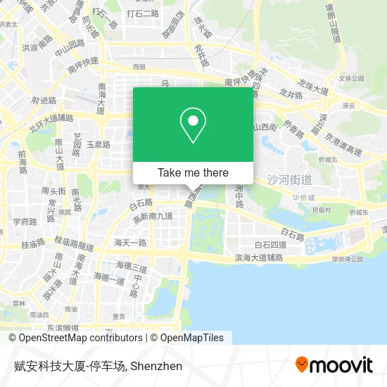 赋安科技大厦-停车场 map