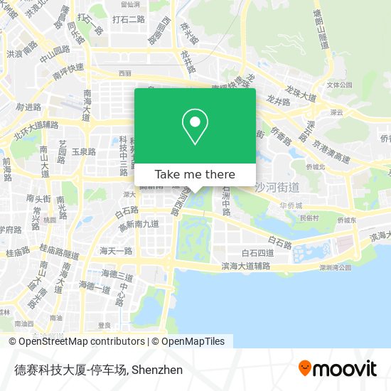 德赛科技大厦-停车场 map