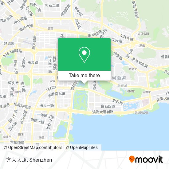 方大大厦 map