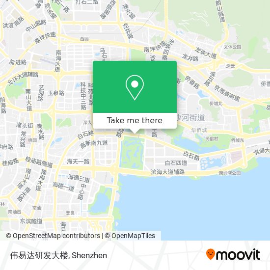 伟易达研发大楼 map