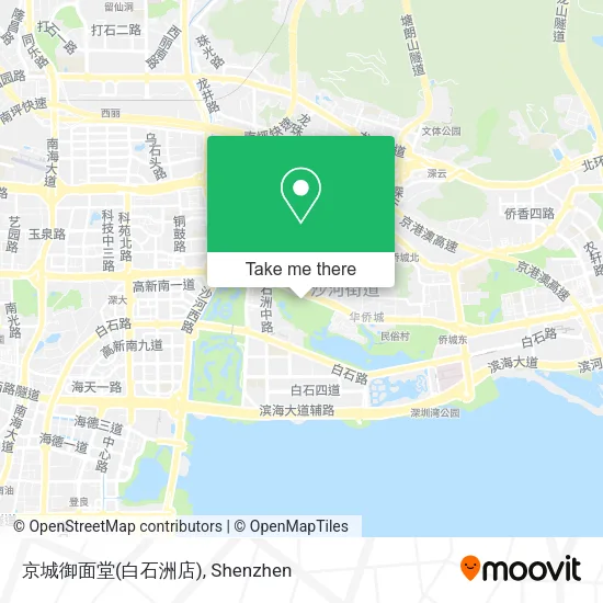 京城御面堂(白石洲店) map