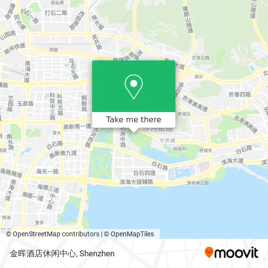 金晖酒店休闲中心 map