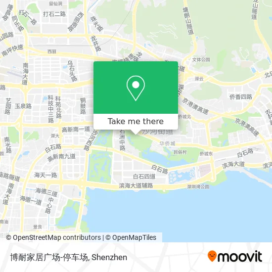 博耐家居广场-停车场 map