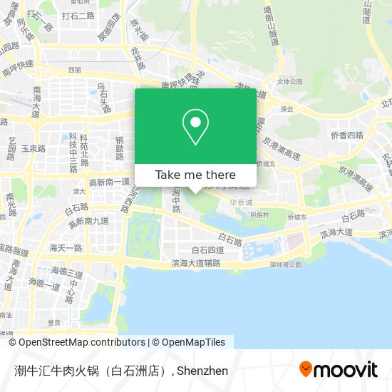 潮牛汇牛肉火锅（白石洲店） map
