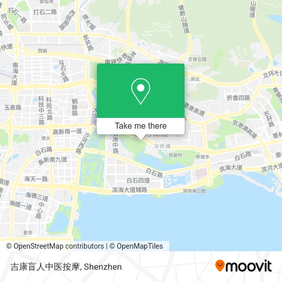 吉康盲人中医按摩 map